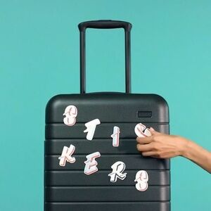 Away / “M” Initial Sticker